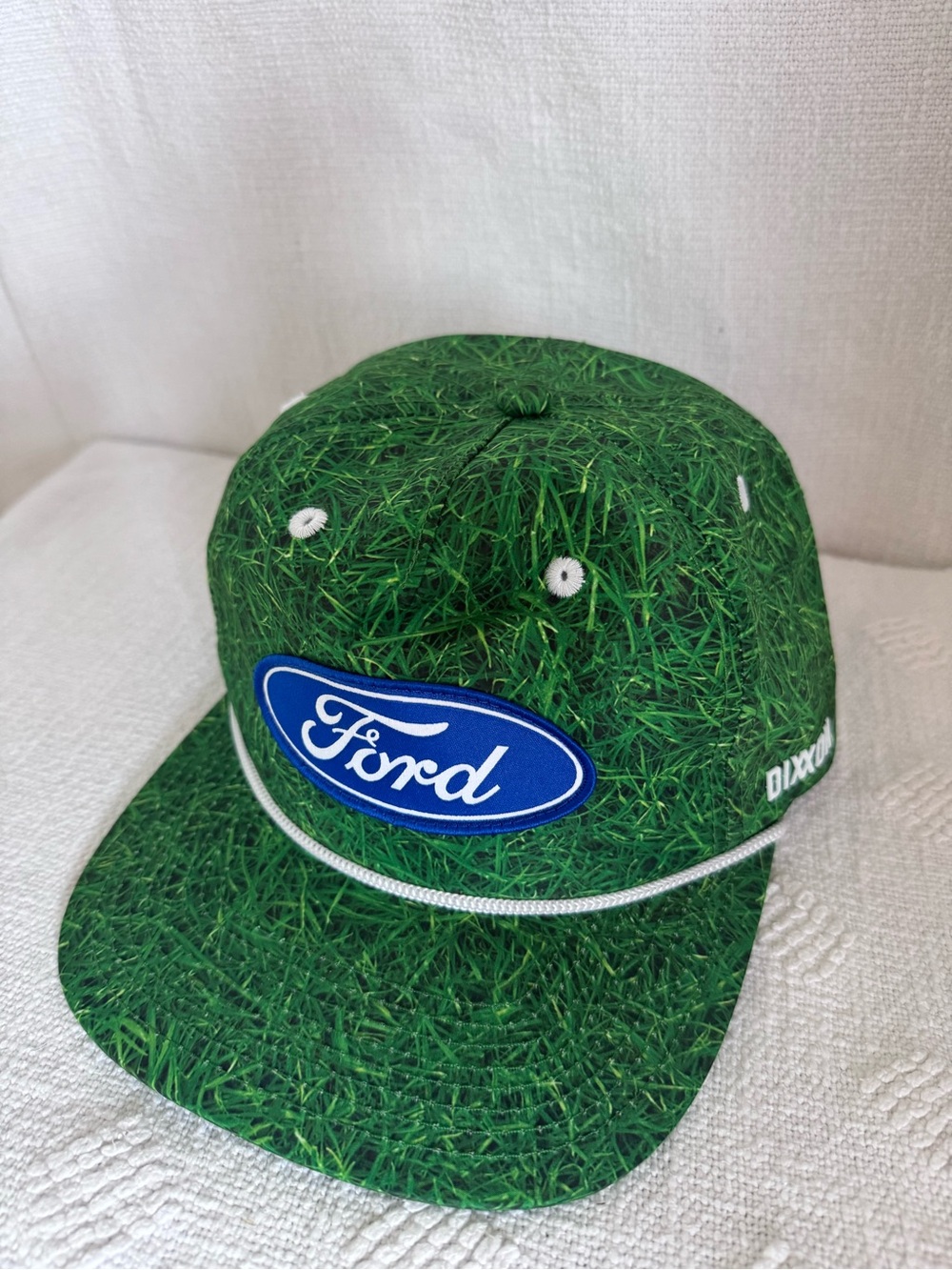 NWOT-Dixxon x Ford “Grassy” Pattern Rope SnapBack Golf Hat Green Grass Golfing